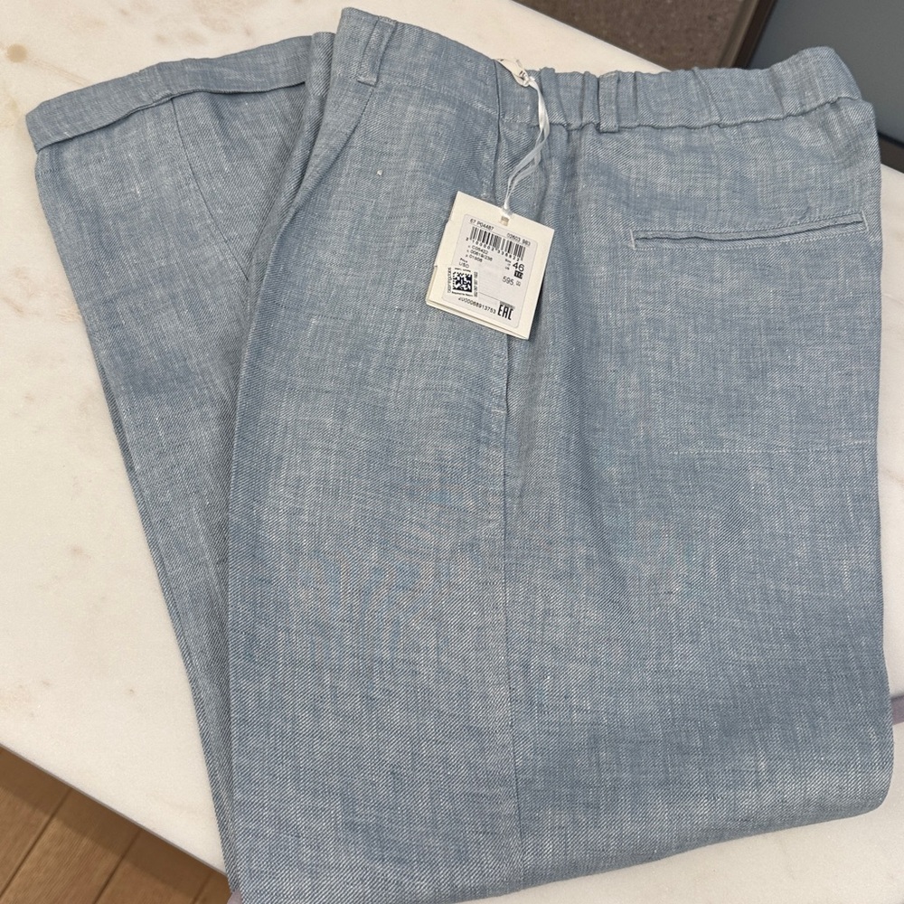 Peserico Light Blue Trousers